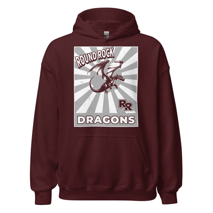 Round Rock High School Dragons Maroon Classic Unisex Hoodie 226