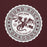 Close-up view of Round Rock High School Dragons Maroon Classic Unisex Hoodie 216