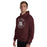 Man wearing Cy-Fair High School Bobcats Maroon Classic Unisex Hoodie 214