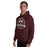 Man wearing Lewisville High School Farmers Maroon Classic Unisex Hoodie 206