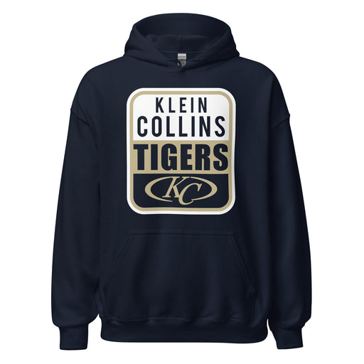 Klein Collins High School Tigers Navy Classic Unisex Hoodie 01