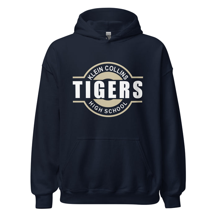 Klein Collins High School Tigers Navy Classic Unisex Hoodie 11