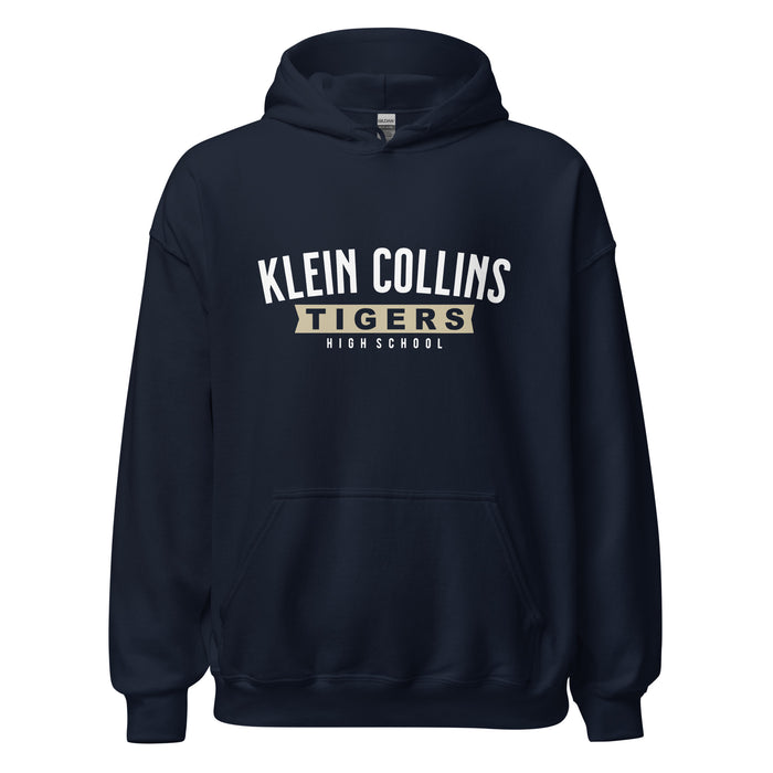 Klein Collins High School Tigers Navy Classic Unisex Hoodie 21