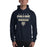 Man wearing a Klein Collins High School Tigers Navy Classic Unisex Hoodie 23