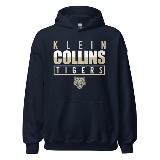 Klein Collins High School Tigers Navy Classic Unisex Hoodie 29