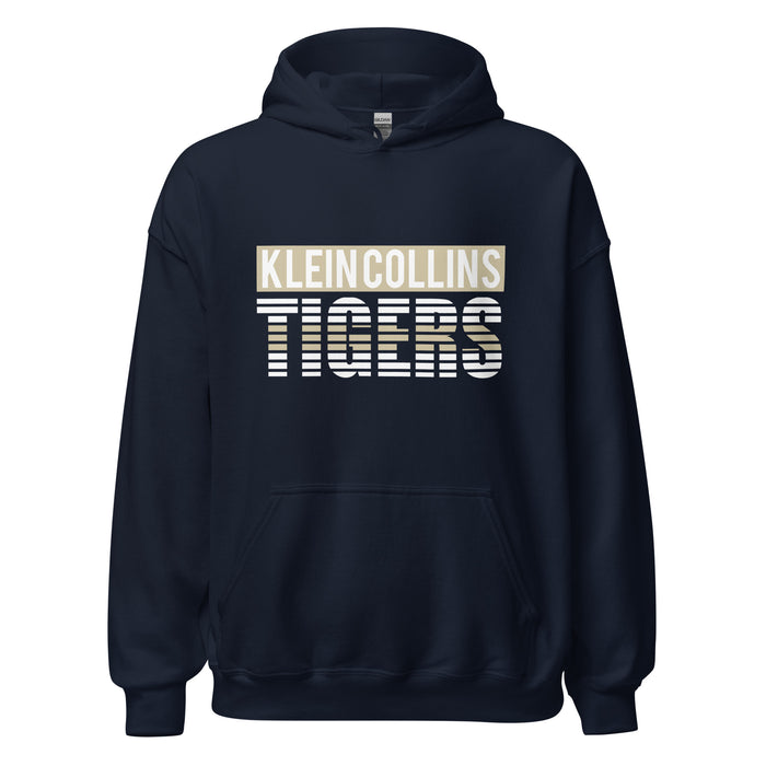 Klein Collins High School Tigers Navy Classic Unisex Hoodie 35