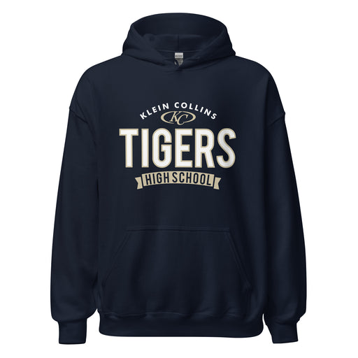 Klein Collins High School Tigers Navy Classic Unisex Hoodie 44