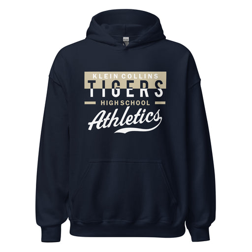 Klein Collins High School Tigers Navy Classic Unisex Hoodie 48