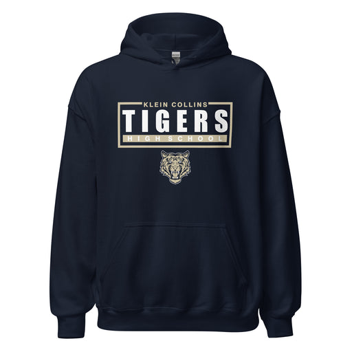 Klein Collins High School Tigers Navy Classic Unisex Hoodie 49