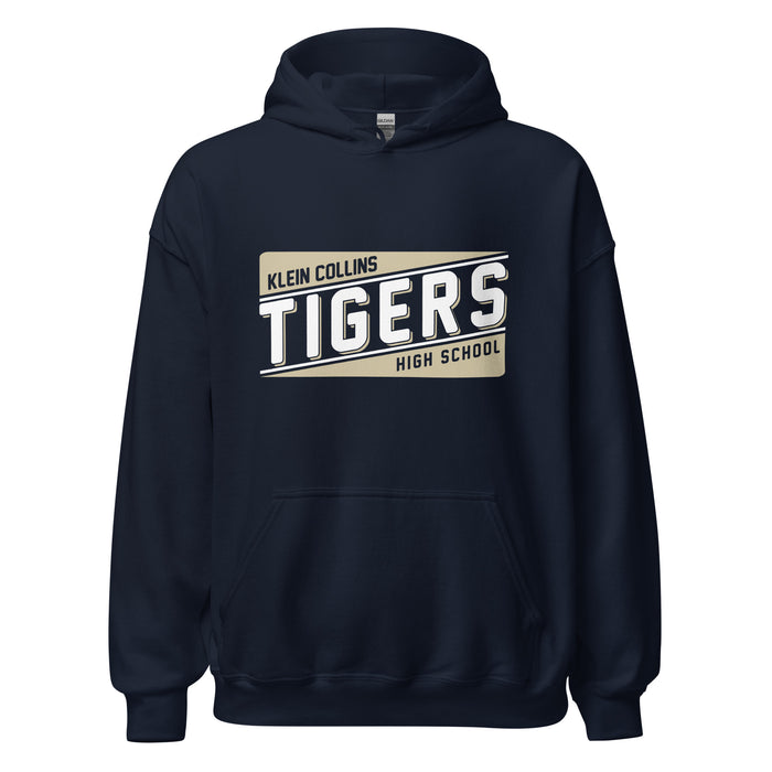 Klein Collins High School Tigers Navy Classic Unisex Hoodie 84