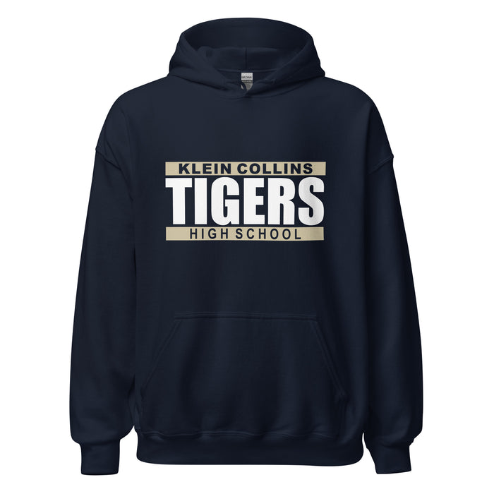 Klein Collins High School Tigers Navy Classic Unisex Hoodie 98