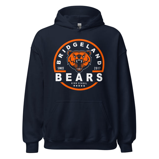 Bridgeland High School Bears Navy Classic Unisex Hoodie 04