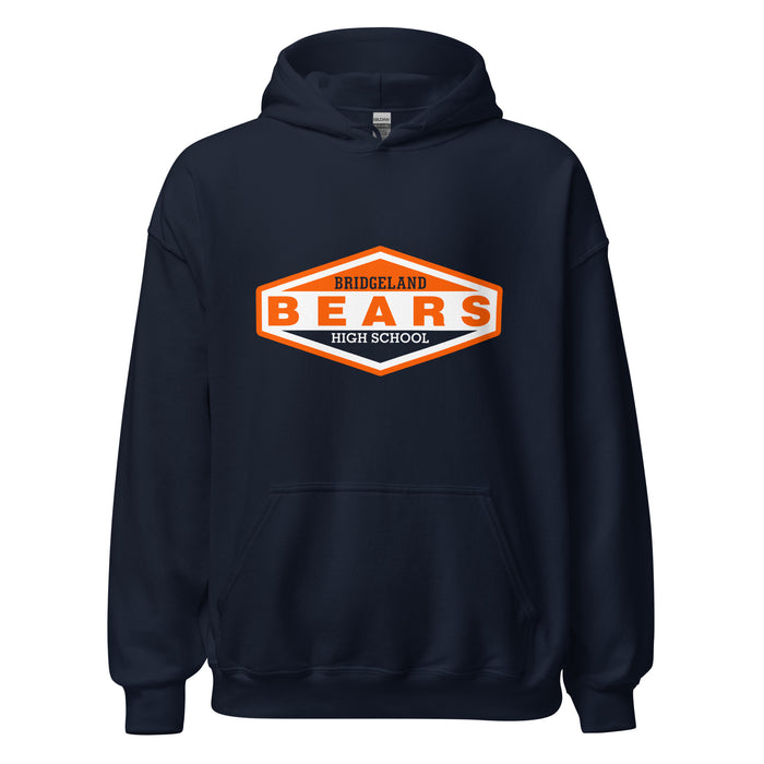 Bridgeland High School Bears Navy Classic Unisex Hoodie 09