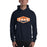 Man wearing a Bridgeland High School Bears Navy Classic Unisex Hoodie 09