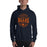 Man wearing a Bridgeland High School Bears Navy Classic Unisex Hoodie 10