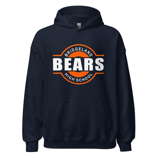 Bridgeland High School Bears Navy Classic Unisex Hoodie 11