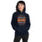 Woman wearing a Bridgeland High School Bears Navy Classic Unisex Hoodie 13