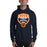 Man wearing a Bridgeland High School Bears Navy Classic Unisex Hoodie 14