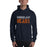 Man wearing a Bridgeland High School Bears Navy Classic Unisex Hoodie 17