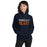 Woman wearing a Bridgeland High School Bears Navy Classic Unisex Hoodie 17