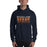 Man wearing a Bridgeland High School Bears Navy Classic Unisex Hoodie 24