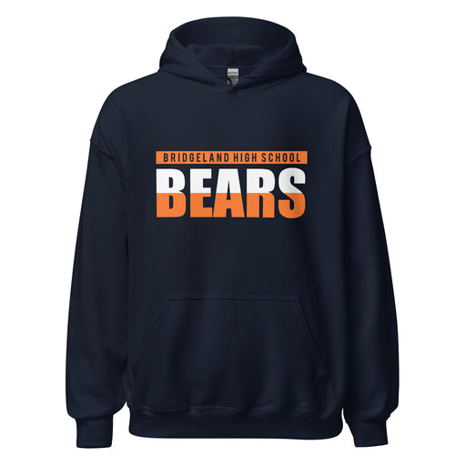 Bridgeland High School Bears Navy Classic Unisex Hoodie 25