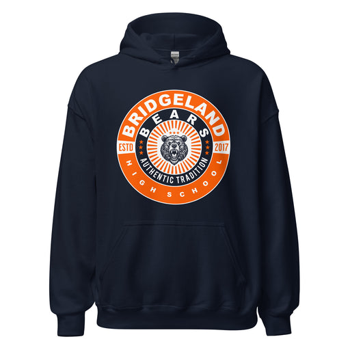 Bridgeland High School Bears Navy Classic Unisex Hoodie 30