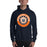 Man wearing a Bridgeland High School Bears Navy Classic Unisex Hoodie 30