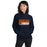 Woman wearing a Bridgeland High School Bears Navy Classic Unisex Hoodie 31