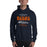 Man wearing a Bridgeland High School Bears Navy Classic Unisex Hoodie 34