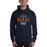 Man wearing a Bridgeland High School Bears Navy Classic Unisex Hoodie 40