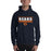 Man wearing a Bridgeland High School Bears Navy Classic Unisex Hoodie 49