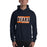 Man wearing a Bridgeland High School Bears Navy Classic Unisex Hoodie 72