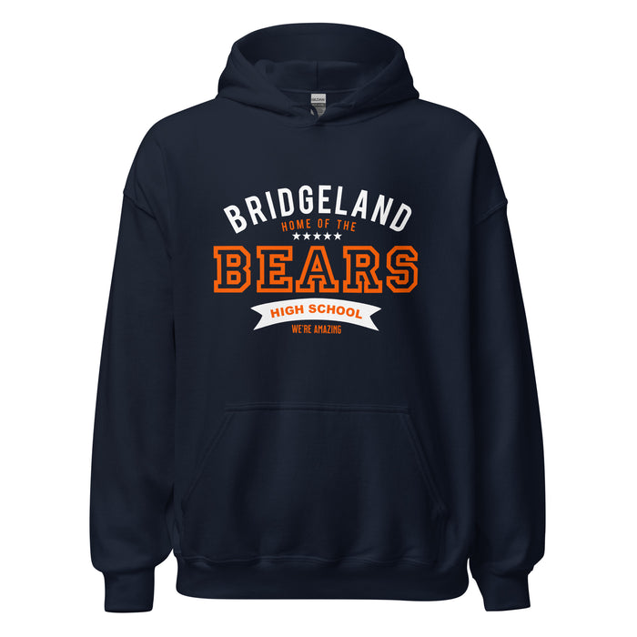 Bridgeland High School Bears Navy Classic Unisex Hoodie 96