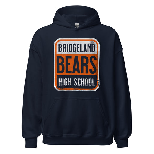 Bridgeland High School Bears Navy Classic Unisex Hoodie 01