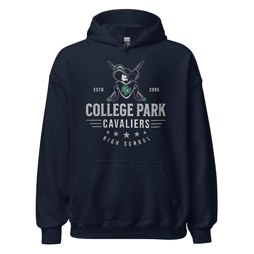 College Park High School Navy Classic Unisex Hoodie 206