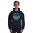 Man wearing a College Park High School Navy Classic Unisex Hoodie 223