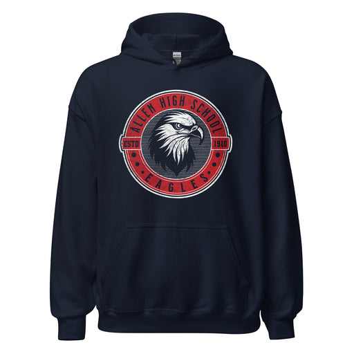 Allen High School Eagles Classic Navy Unisex Hoodie 207