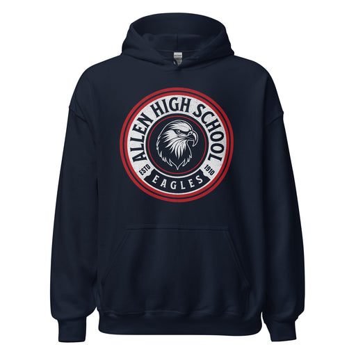 Allen High School Eagles Classic Navy Unisex Hoodie 208