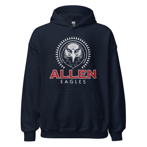 Allen High School Eagles Classic Navy Unisex Hoodie 217