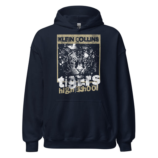 Klein Collins High School Tigers Navy Classic Unisex Hoodie 202