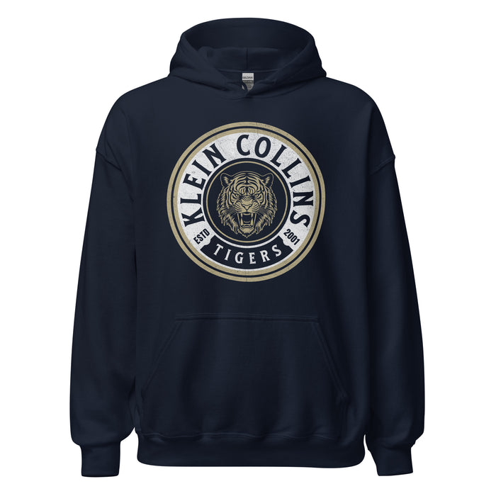 Klein Collins High School Tigers Navy Classic Unisex Hoodie 208