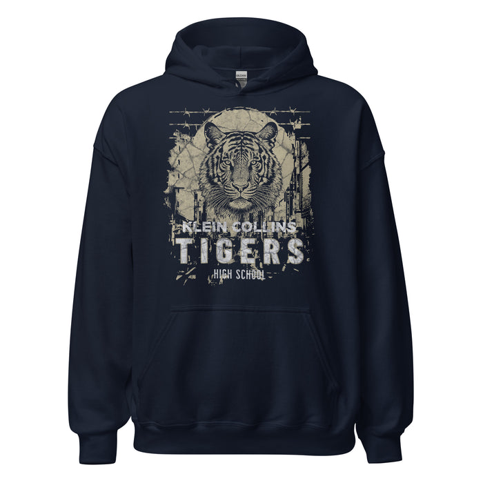 Klein Collins High School Tigers Navy Classic Unisex Hoodie 211