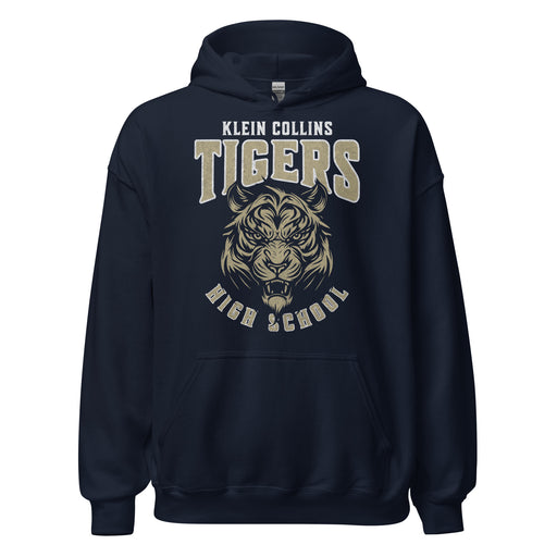 Klein Collins High School Tigers Navy Classic Unisex Hoodie 212