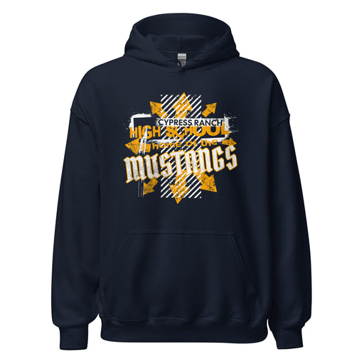 Cypress Ranch High School Mustangs Navy Classic Unisex Hoodie 211