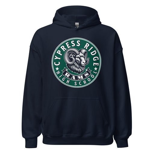 Cypress Ridge High School Rams Navy Classic Unisex Hoodie 215