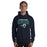 Man wearing Cypress Ridge High School Rams Navy Classic Unisex Hoodie 221