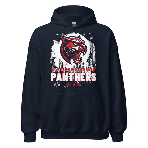 Cypress Springs High School Panthers Navy Classic Unisex Hoodie 202