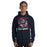 Man wearing Cypress Springs High School Panthers Navy Classic Unisex Hoodie 205