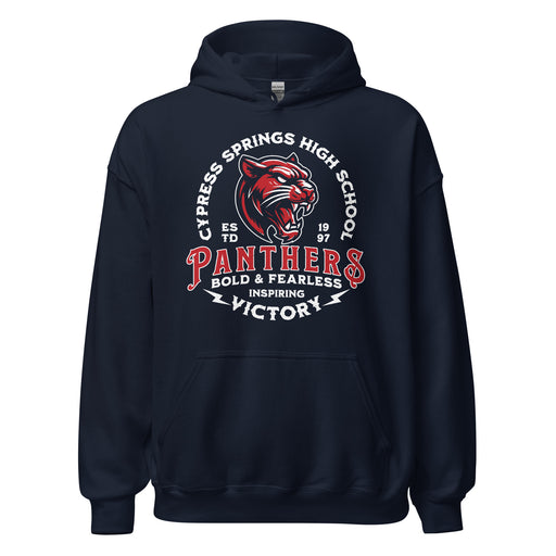 Cypress Springs High School Panthers Navy Classic Unisex Hoodie 206